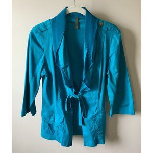 XCVI Ruffle-trim Blazer
